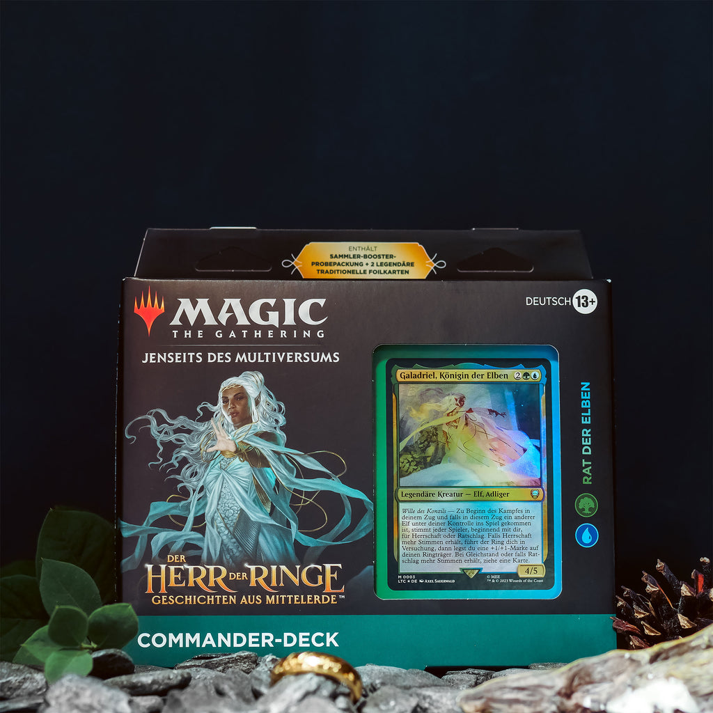 Image produit Seigneur des Anneaux Terre du Milieu Conseil des Elfes Deck de Commandant - Magic The Gathering