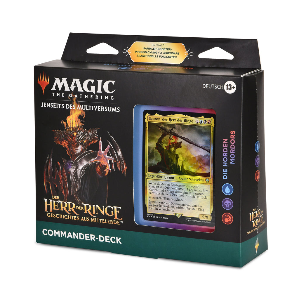 Image produit Le Seigneur des anneaux Terre du Milieu Les hordes de Mordor Deck de commandant - Magic The Gathering