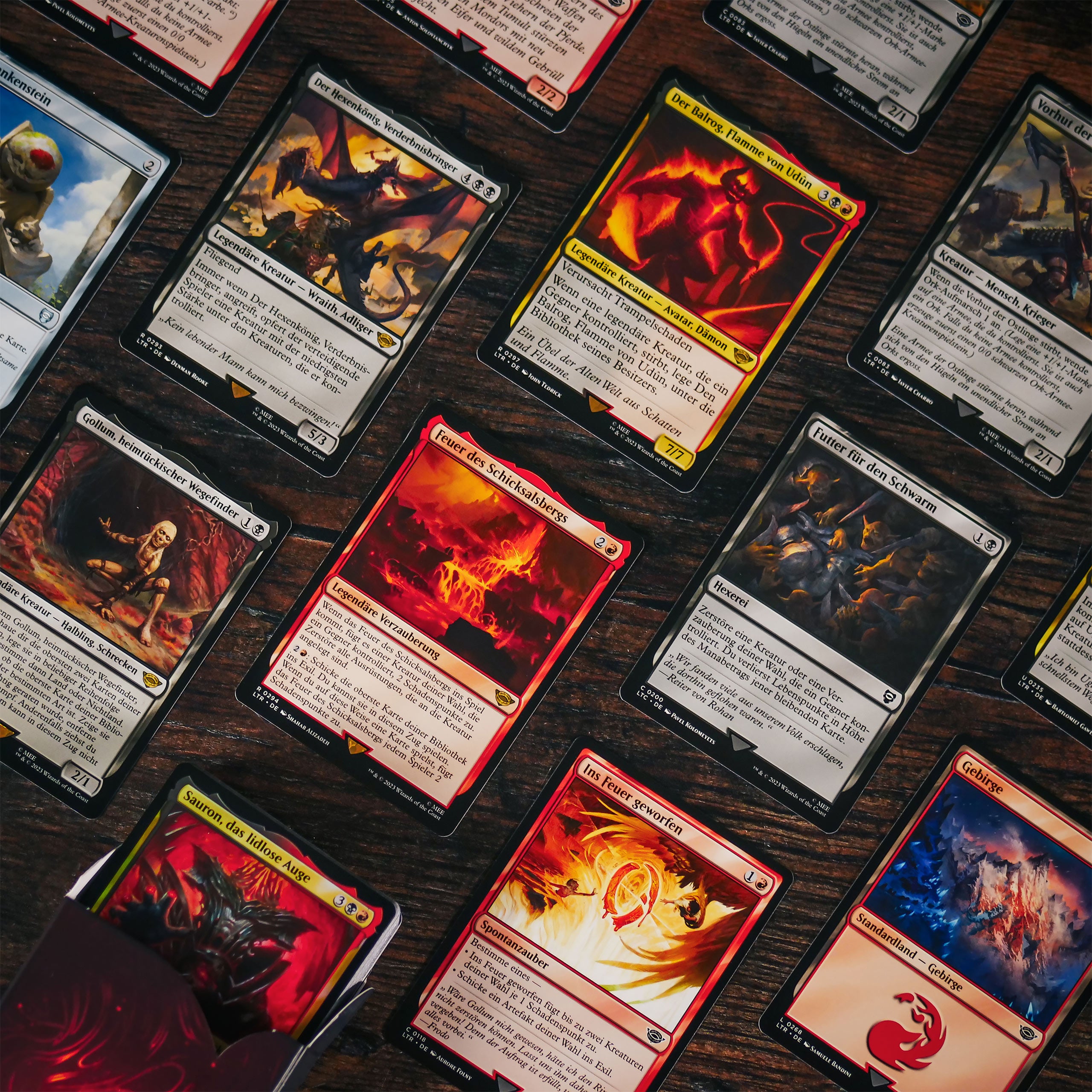 Image produit Le Seigneur des anneaux Terre du Milieu Les hordes de Mordor Deck de commandant - Magic The Gathering
