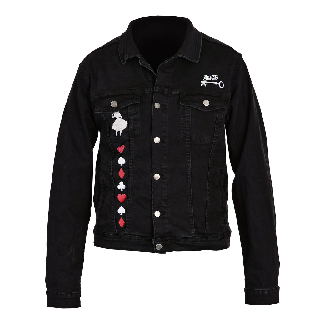 Image produit Alice au Pays des Merveilles - World Of My Own Veste en Jean Femme Noir