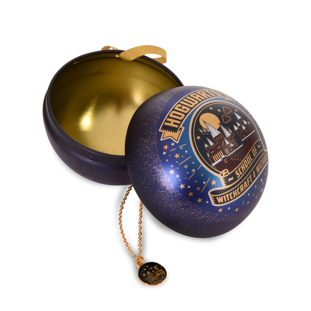 Image produit Harry Potter - Boule de Noël de l'École de Sorcellerie de Poudlard avec Collier