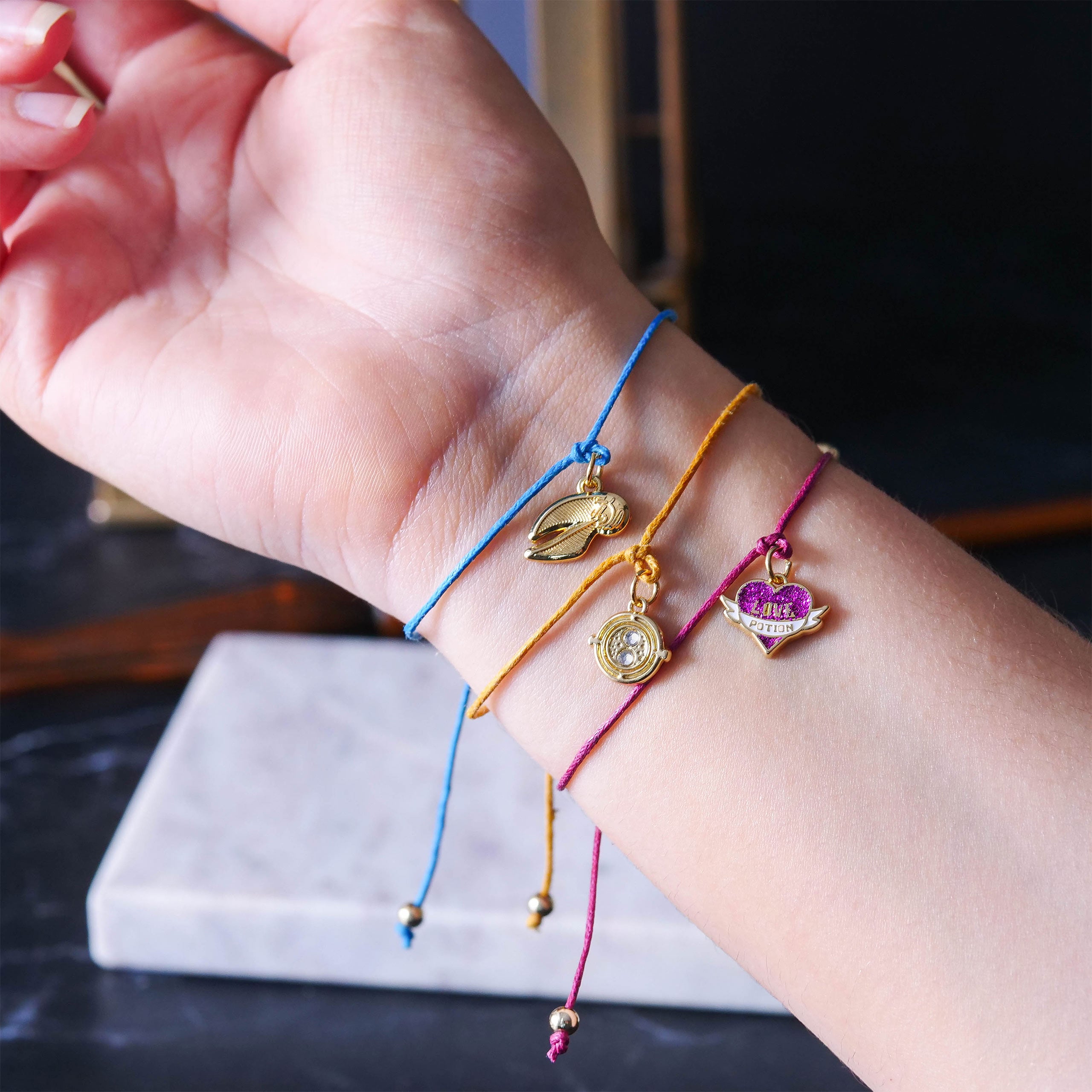 Image produit Harry Potter - Lot de 3 bracelets avec pendentifs