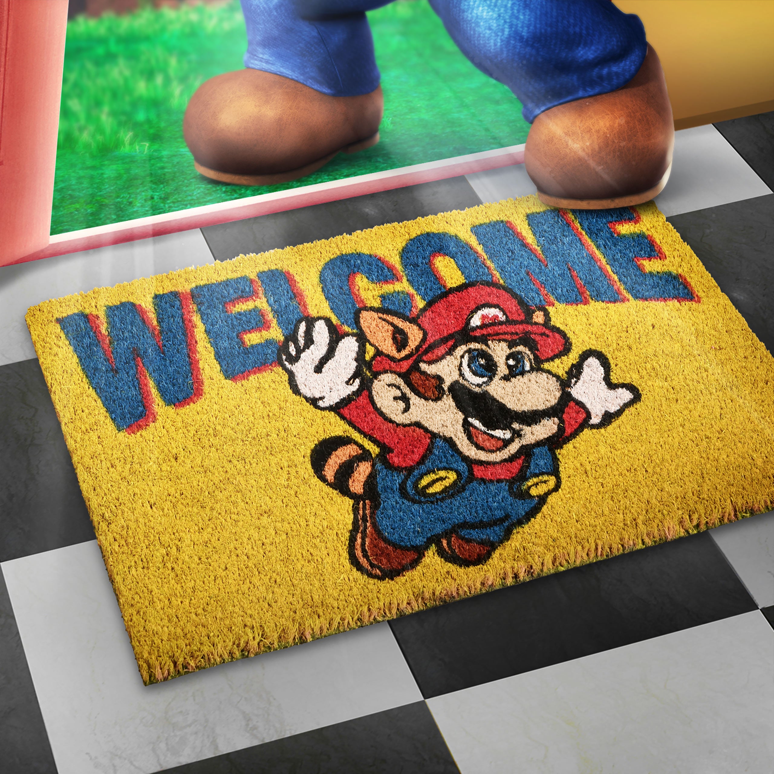 Image produit Super Mario - Tapis de porte Welcome