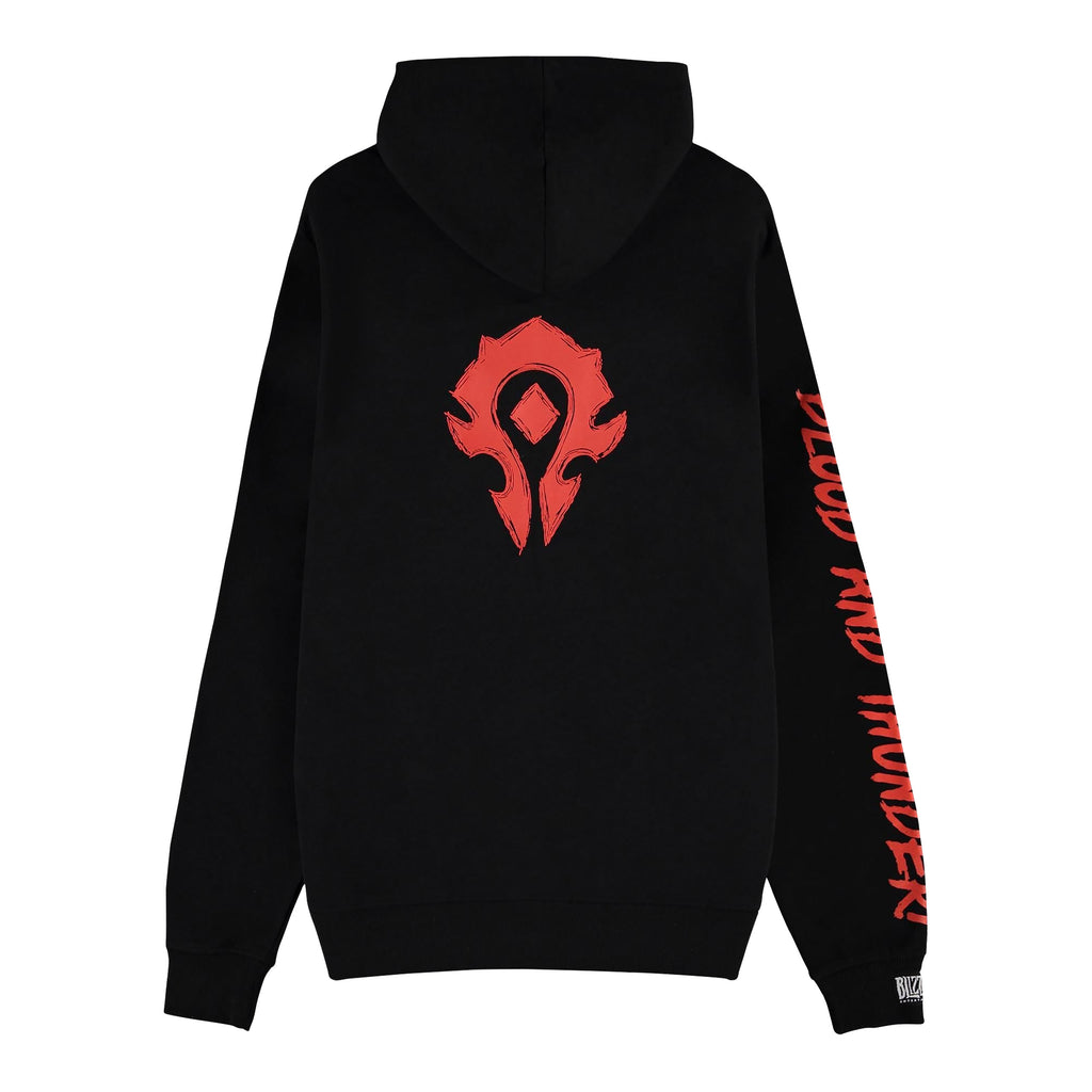 Image produit World of Warcraft - Blood & Thunder Horde Logo Veste à capuche noire