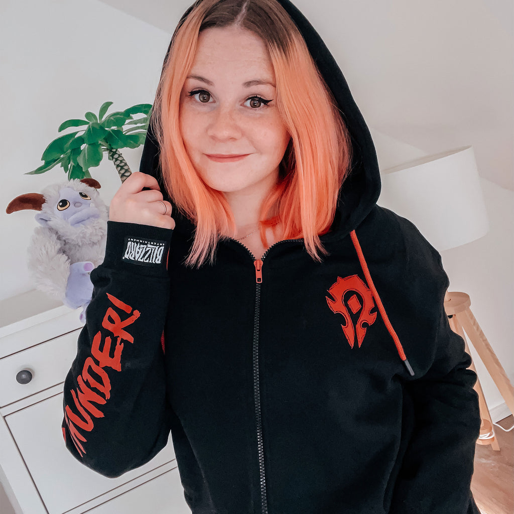 Image produit World of Warcraft - Blood & Thunder Horde Logo Veste à capuche noire