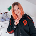 Image produit World of Warcraft - Blood & Thunder Horde Logo Veste à capuche noire