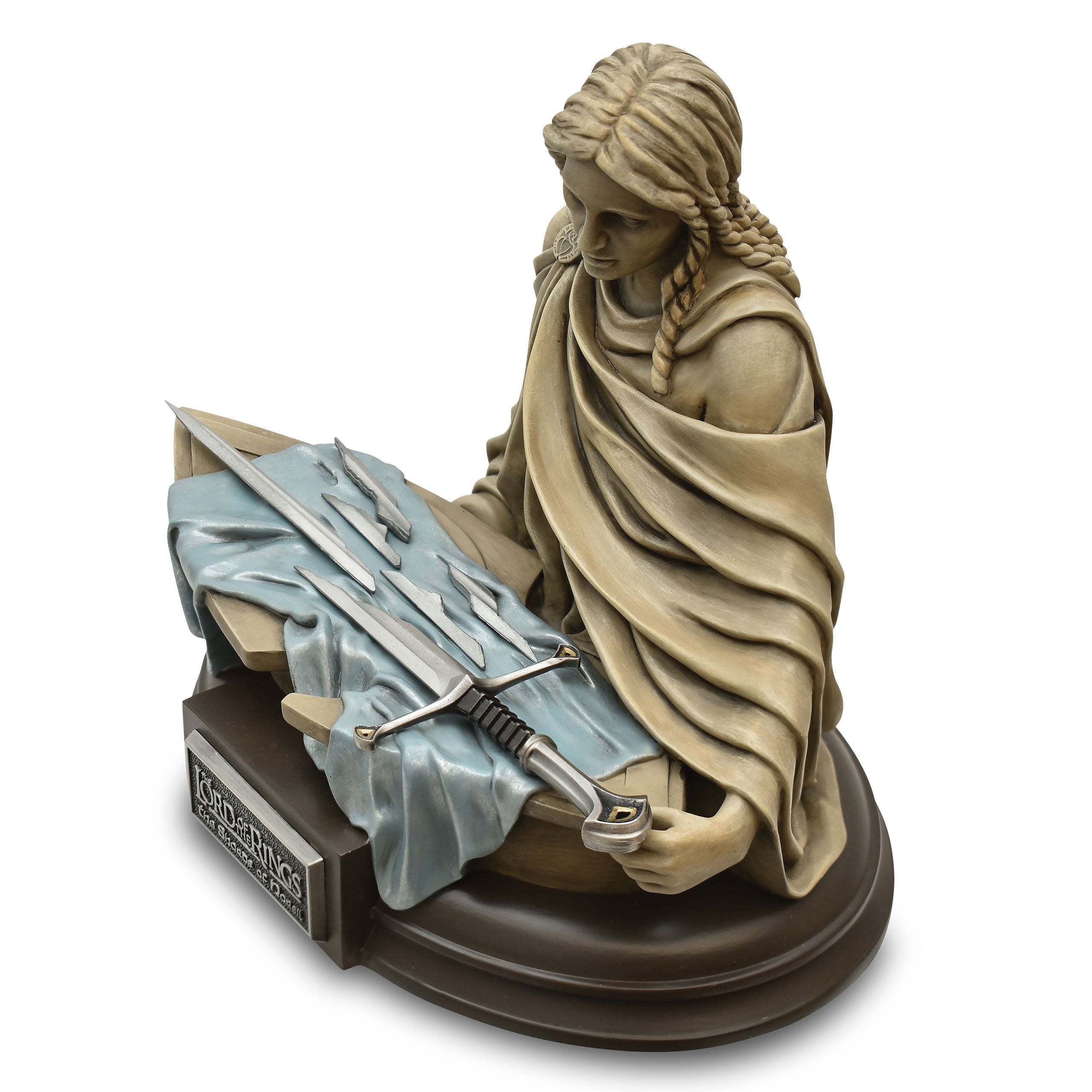 Image produit Le Seigneur des Anneaux - Lame brisée de Narsil avec statuette à l’échelle 1:5