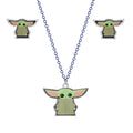Image produit Collier Grogu avec boucles d'oreilles - Star Wars The Mandalorian