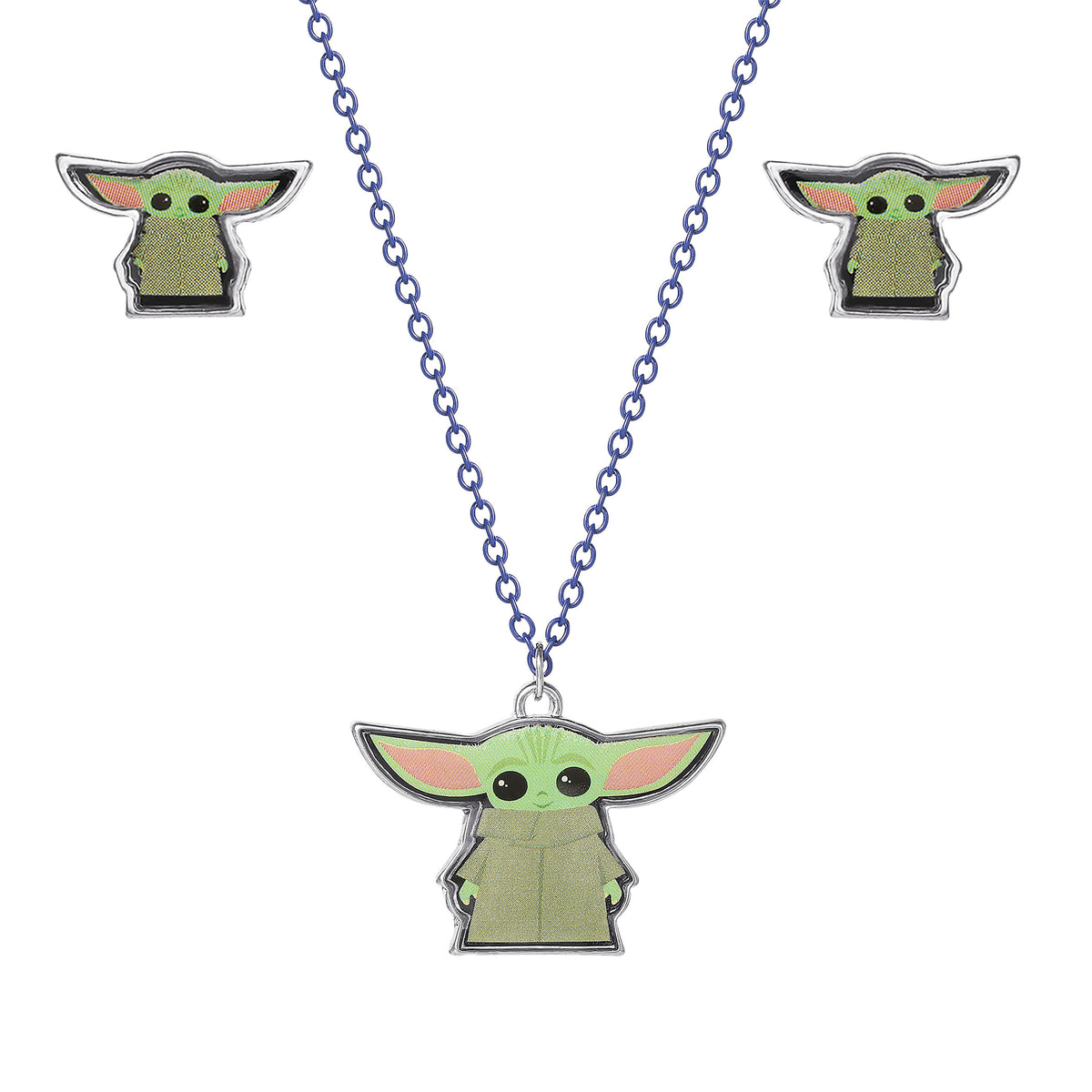 Image produit Collier Grogu avec boucles d'oreilles - Star Wars The Mandalorian