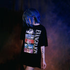 Image produit Evangelion - T-shirt noir Characters Eyes
