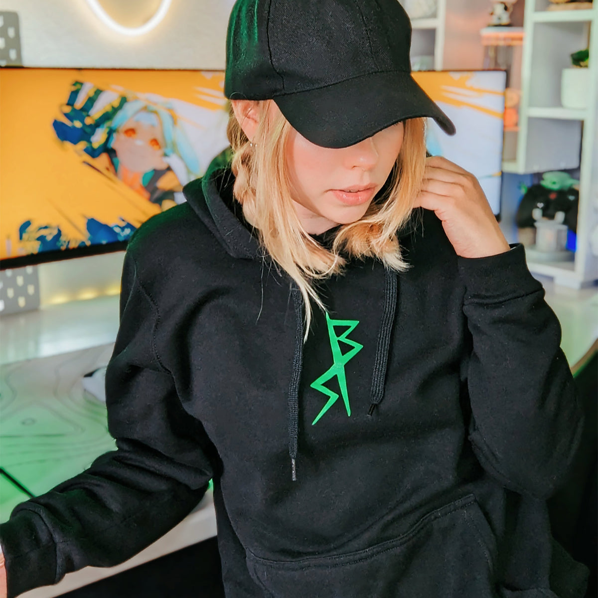 Image produit Cyberpunk Edgerunners - Rebecca Neon Hoodie noir