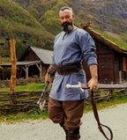 Image produit Tunique viking Torsten bleu-gris