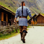 Image produit Tunique viking Torsten bleu-gris