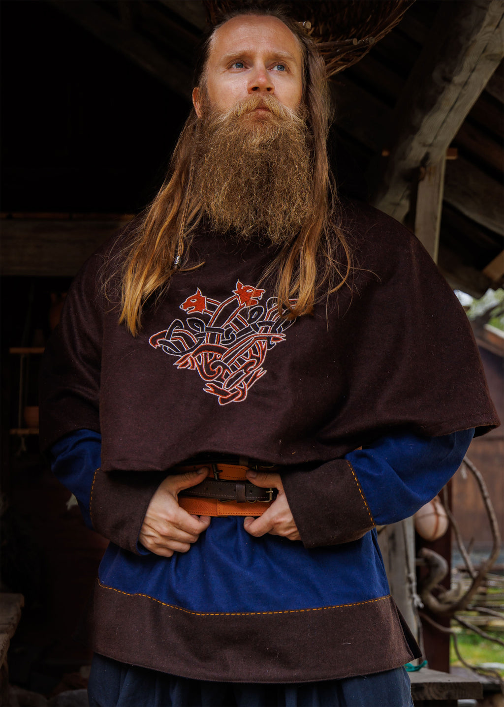 Image produit Chaperon médiéval Bjomolf marron