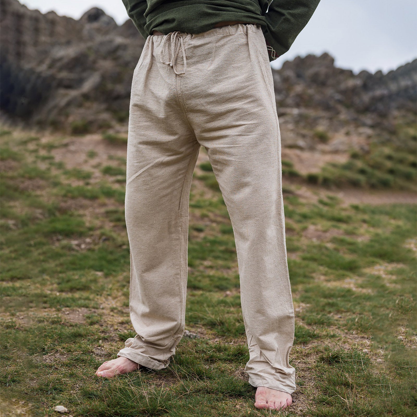 Image produit Pantalon médiéval Asmund beige