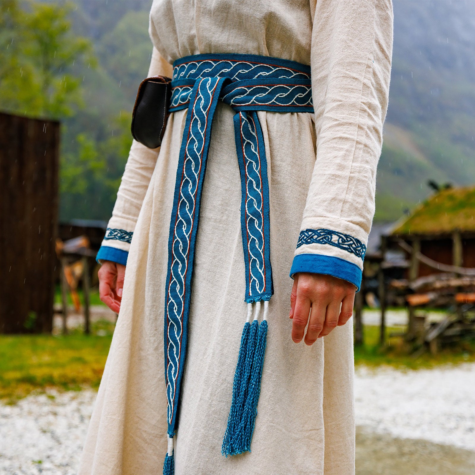 Image produit Ceinture médiévale Elina bleue