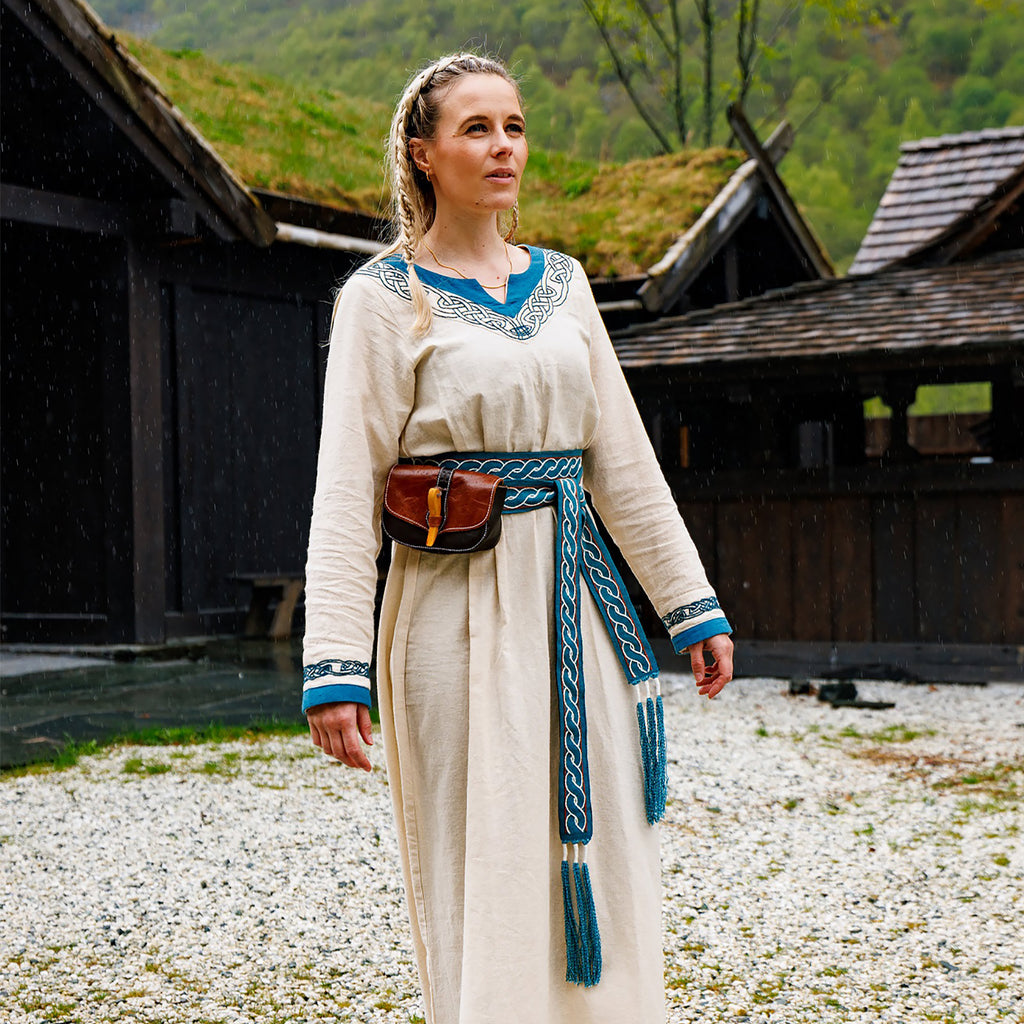 Image produit Ceinture médiévale Elina bleue