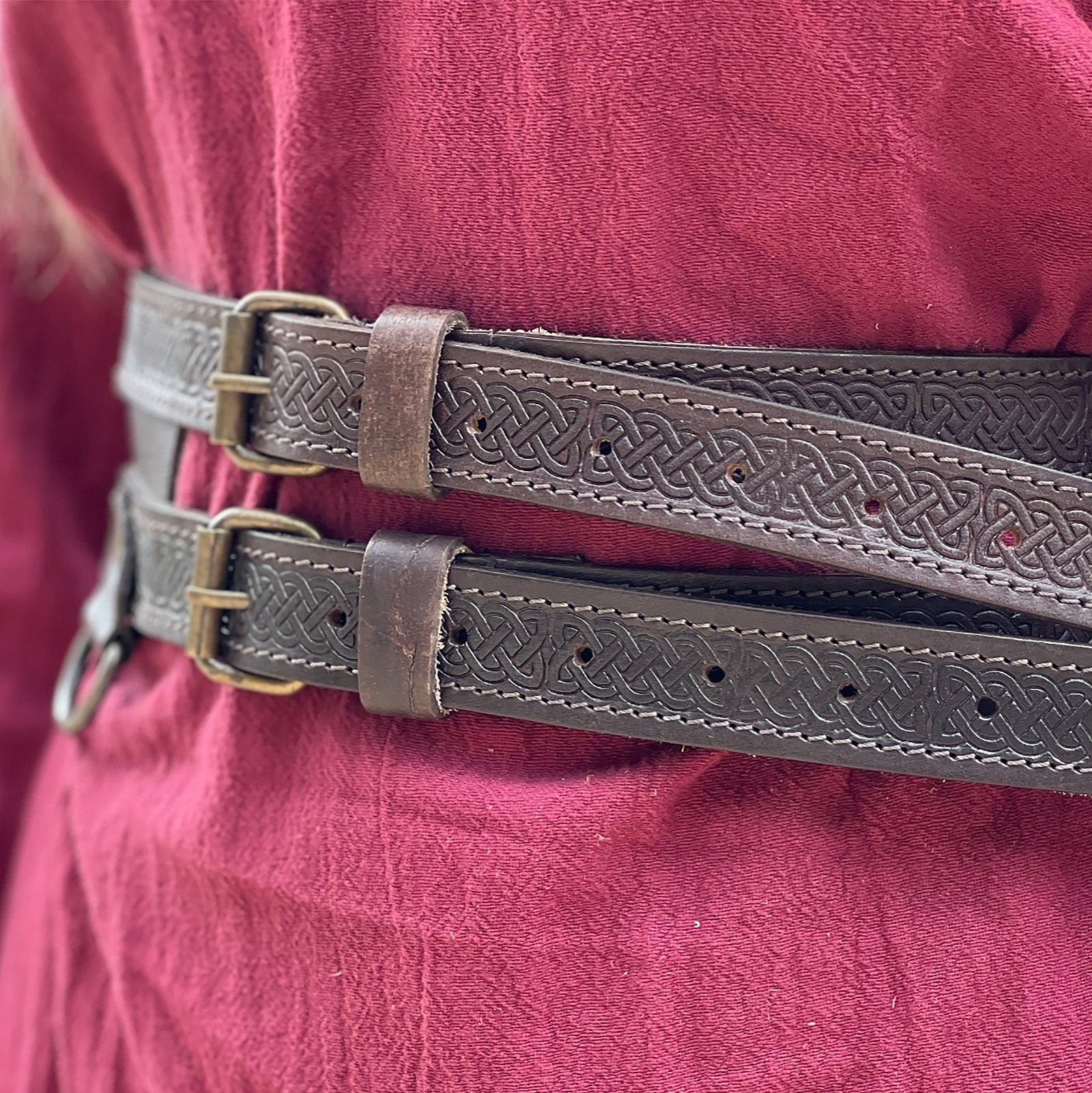 Image produit Ceinture médiévale Axel marron