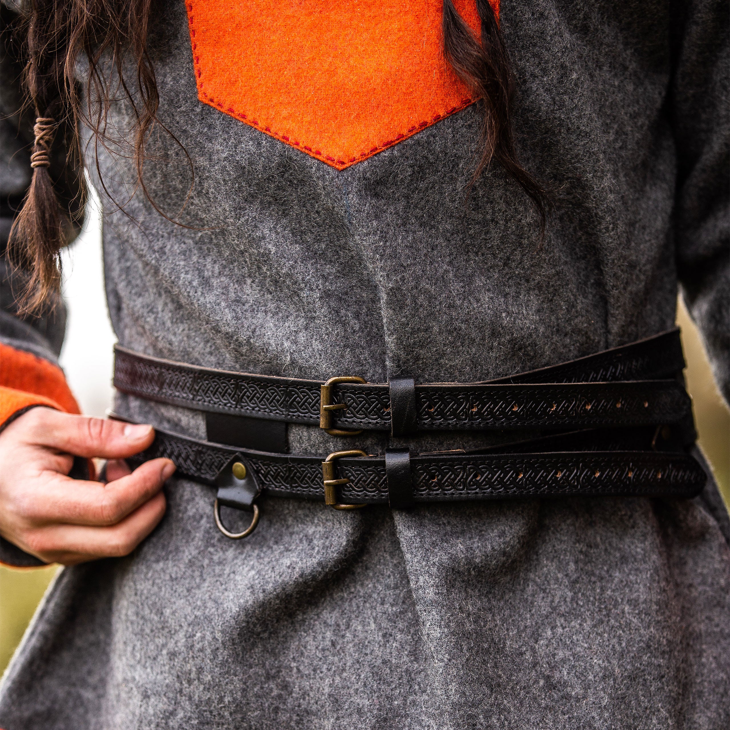 Image produit Ceinture médiévale Axel noire