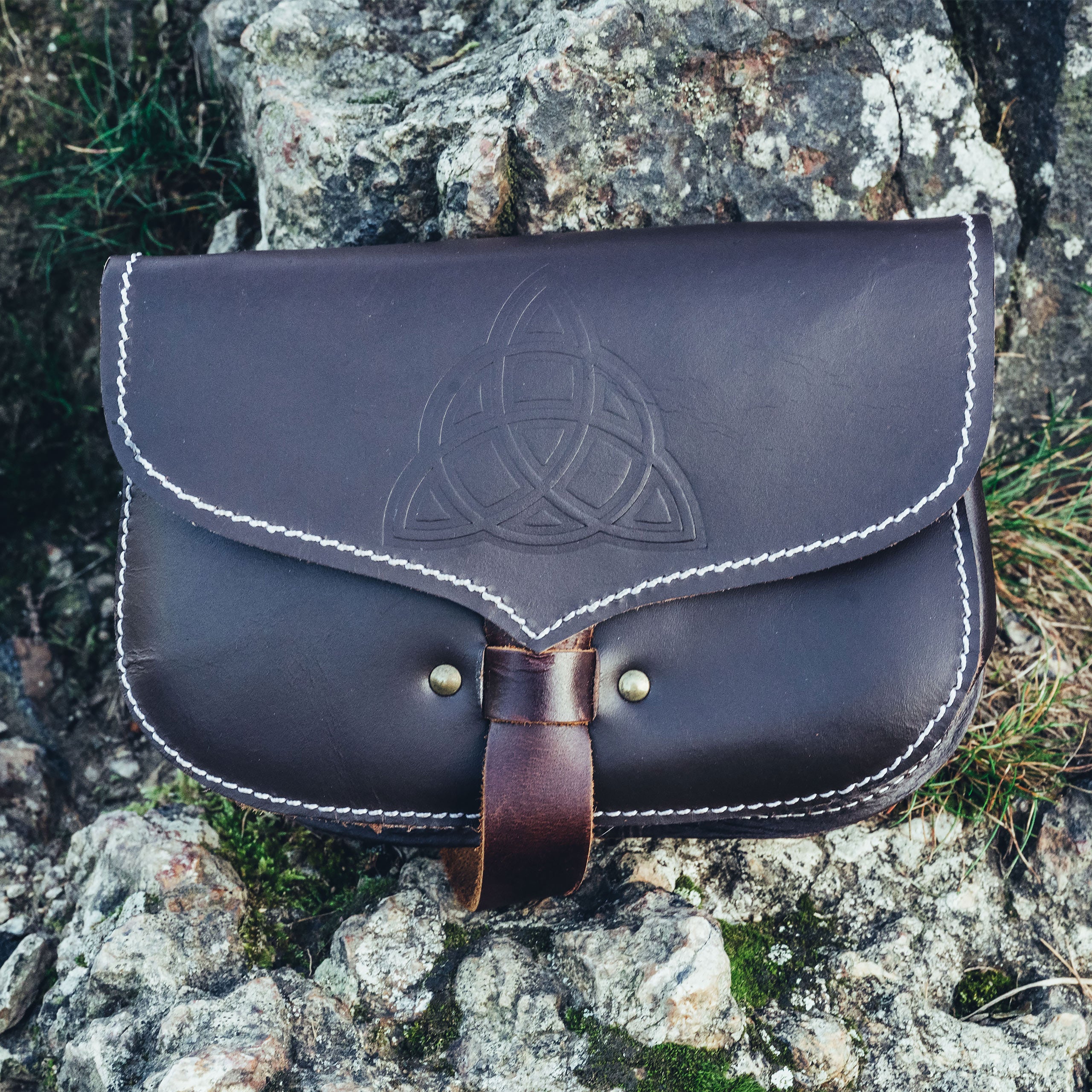 Image produit Sac de Ceinture Médiéval Hulda Marron