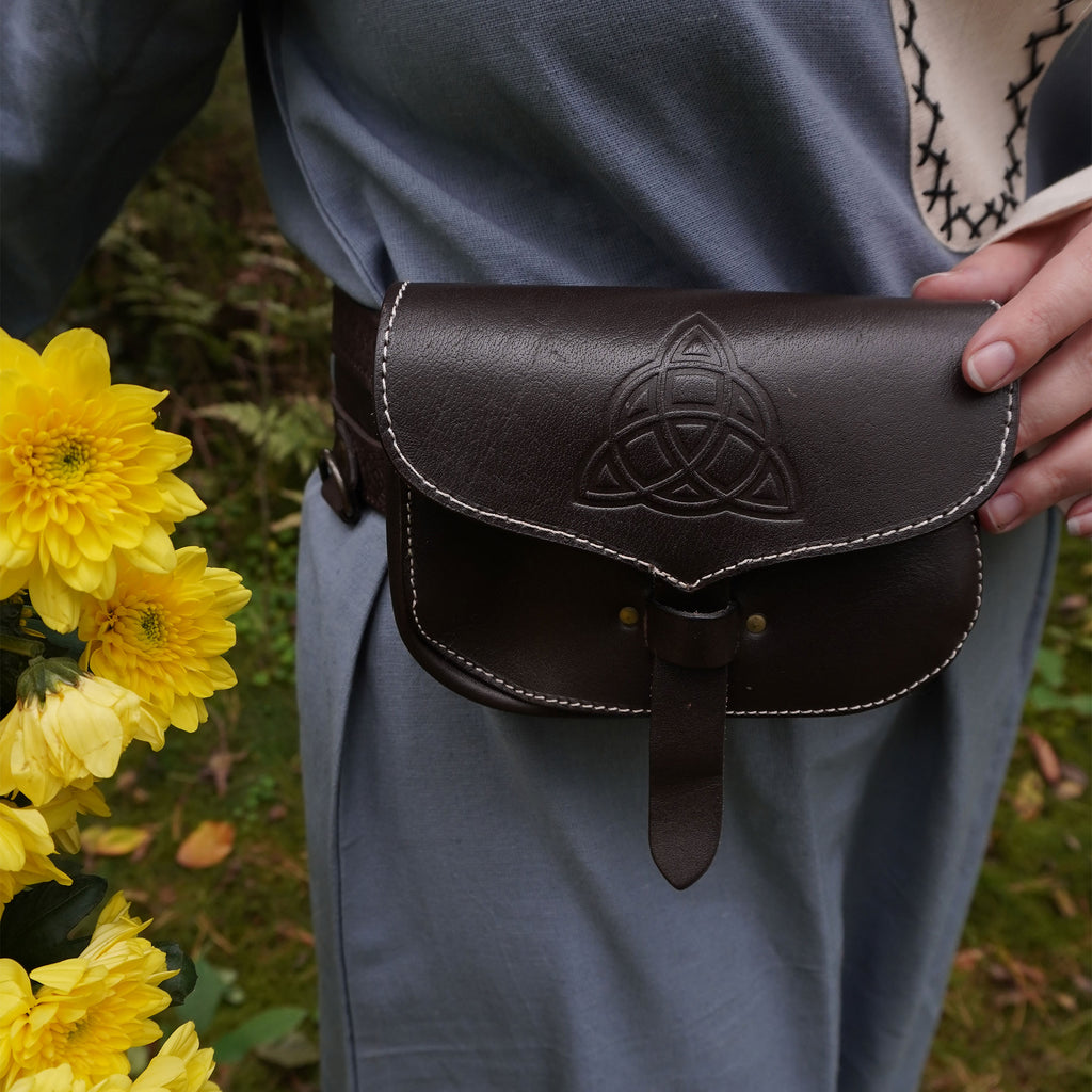 Image produit Sac de Ceinture Médiéval Hulda Marron