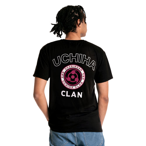 Image produit Naruto - T-shirt du clan Uchiha noir