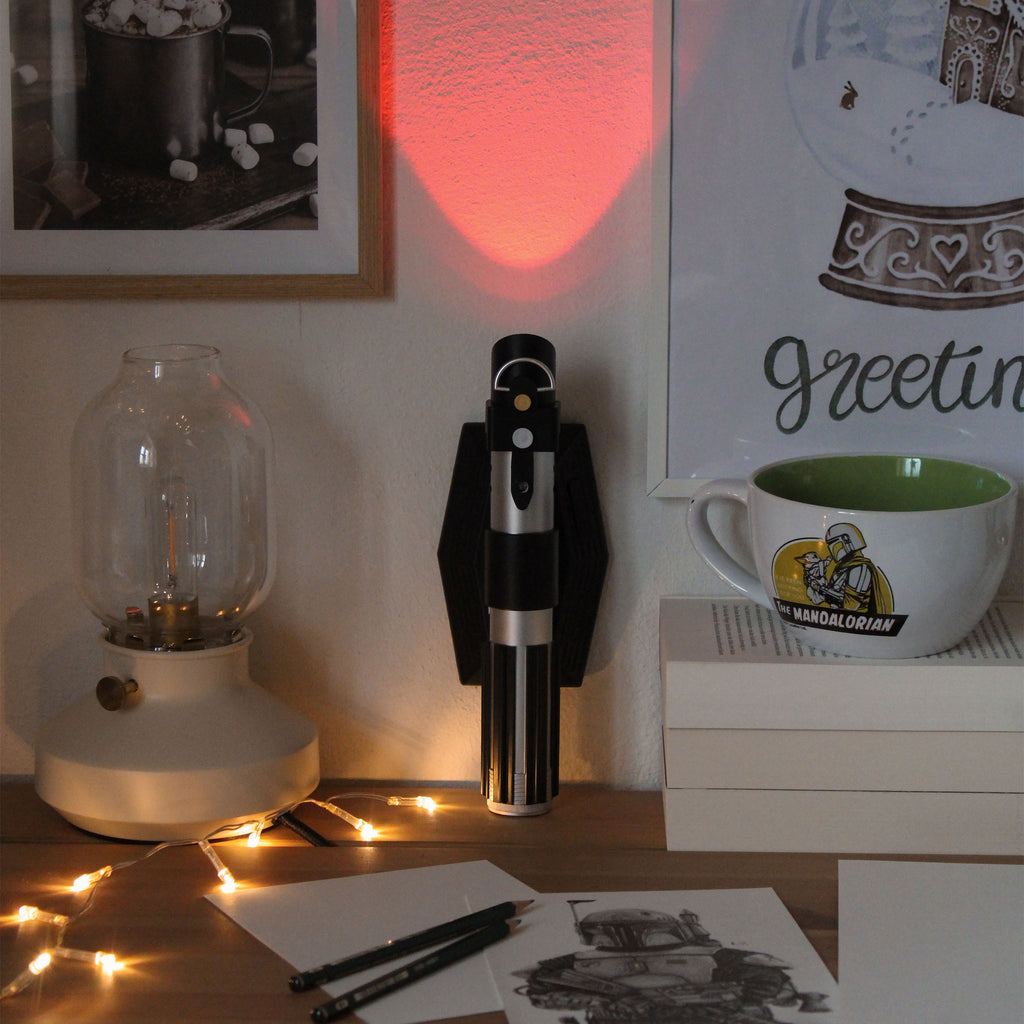 Image produit Star Wars - Lampe murale LED Sabre laser avec son