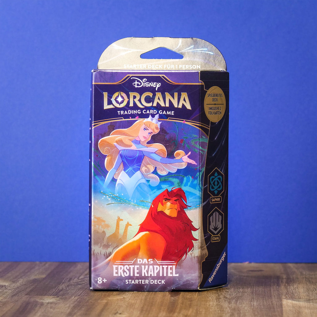 Image produit Disney Lorcana Saphir et Acier Starter Set - Le Premier Chapitre Jeu de Cartes à Collectionner