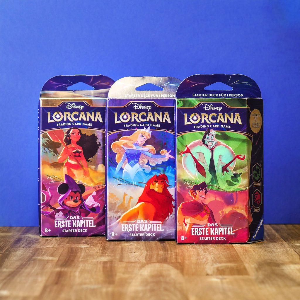 Image produit Disney Lorcana Saphir et Acier Starter Set - Le Premier Chapitre Jeu de Cartes à Collectionner