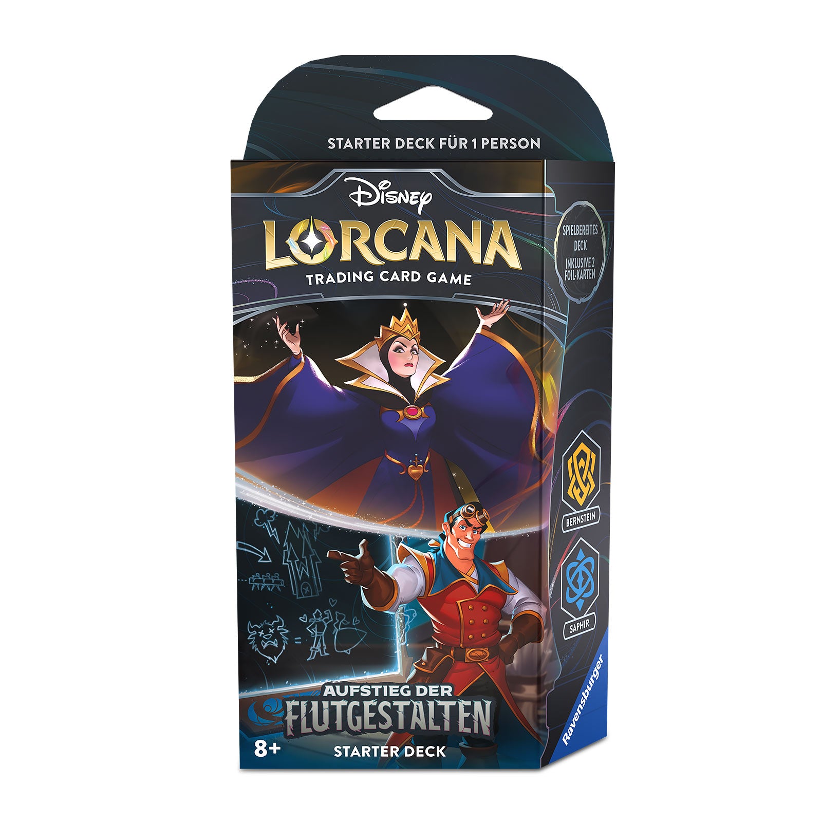 Image produit Disney Lorcana Ambre et Saphir Kit de départ - Montée des Formes de la Marée Jeu de Cartes à Collectionner