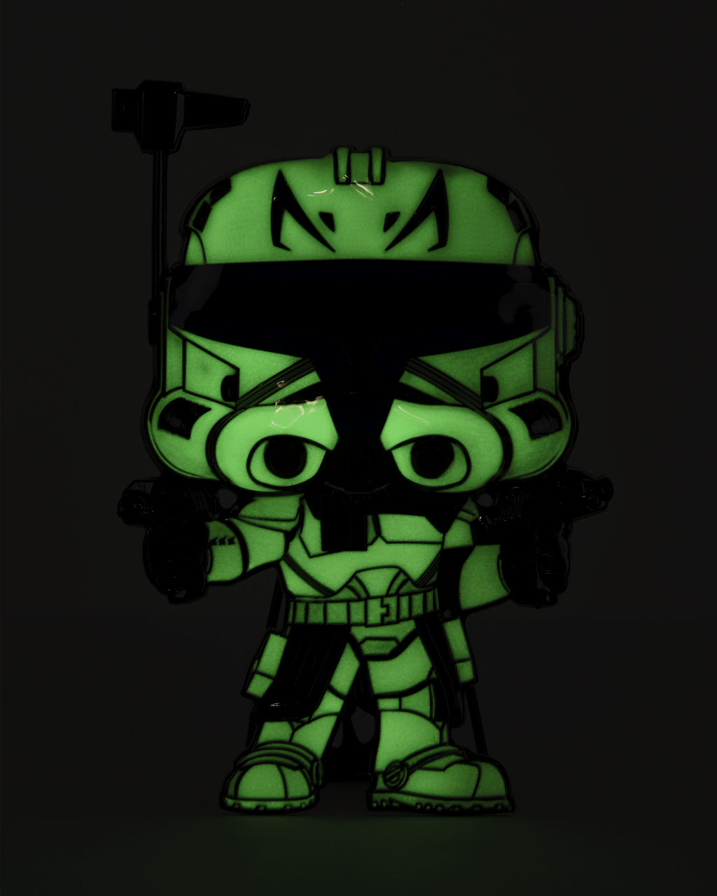 Image produit Star Wars The Clone Wars - Captain Rex Glow in the Dark Funko Pop Pin 10 cm
