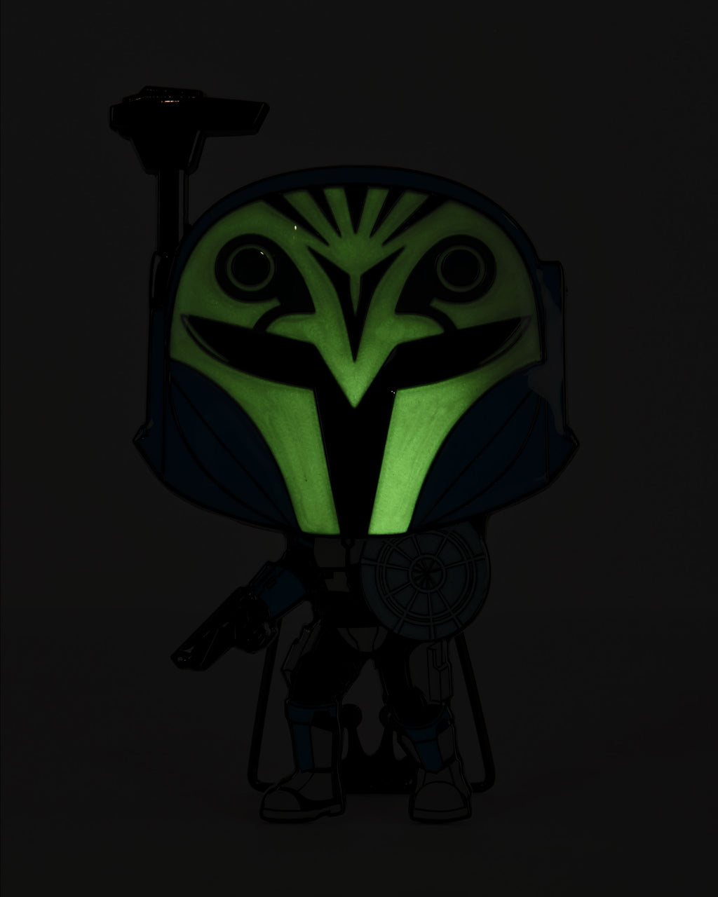 Image produit Star Wars The Clone Wars - Bo-Katan Glow in the Dark Funko Pop Pin 10 cm