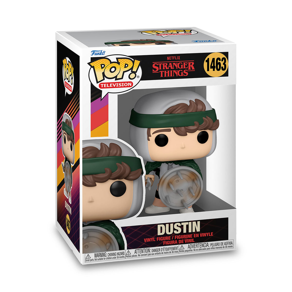 Image produit Stranger Things - Dustin avec bouclier figurine Funko Pop!