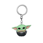Image produit Grogu dans Poussette Funko Pop Porte-clés - Star Wars The Mandalorian