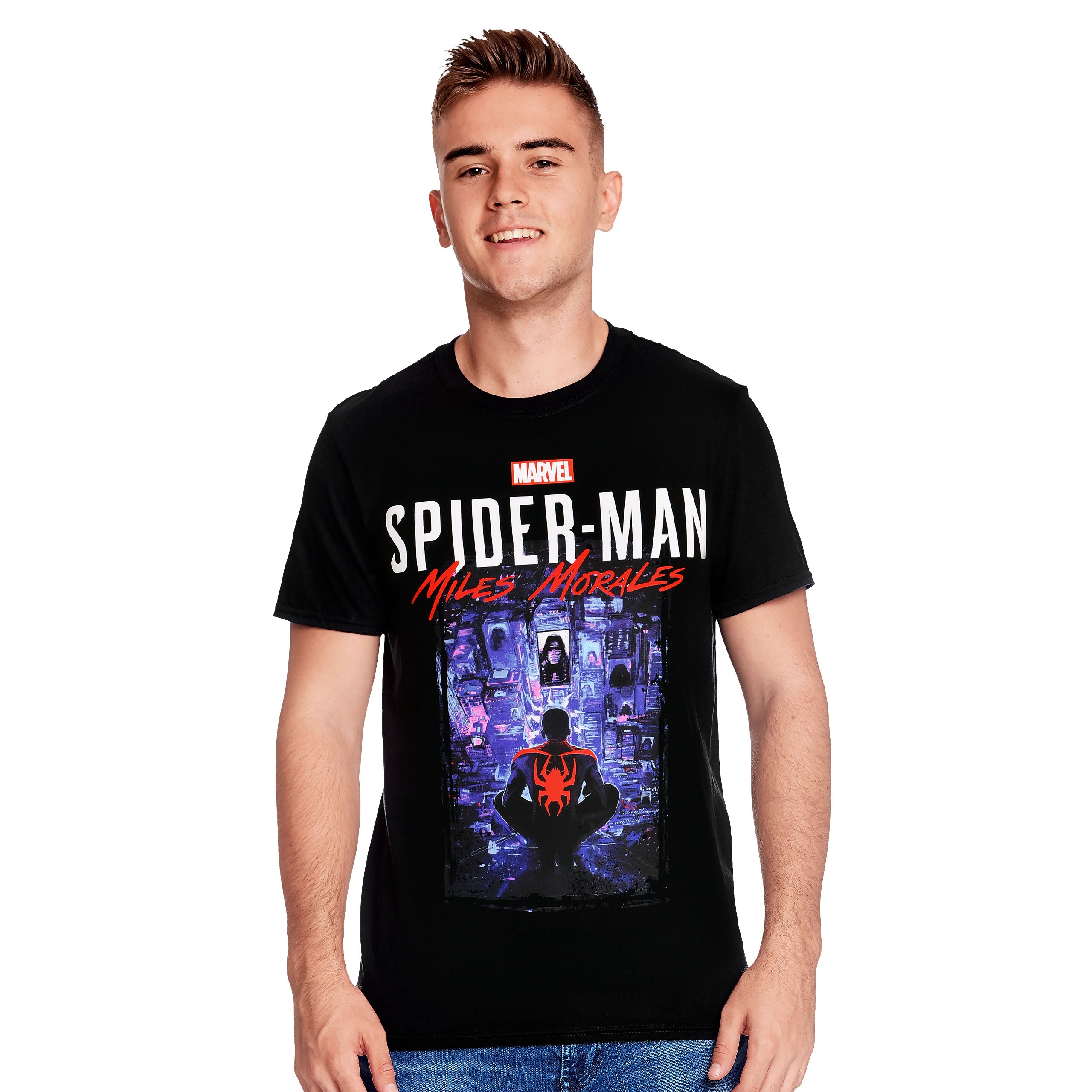 Image produit Spider-Man - T-shirt Miles Morales noir