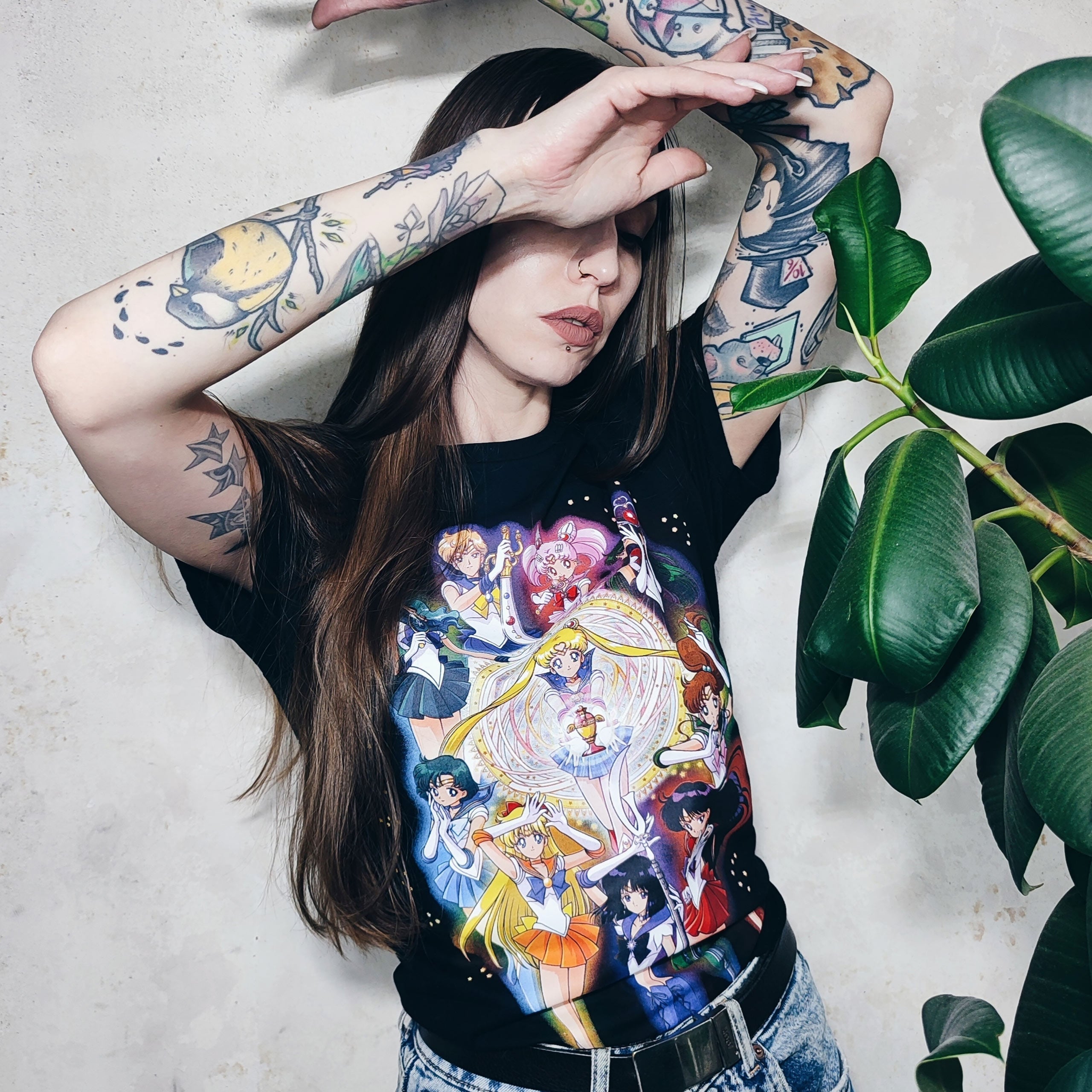 Image produit Sailor Moon - T-shirt d'équipage noir