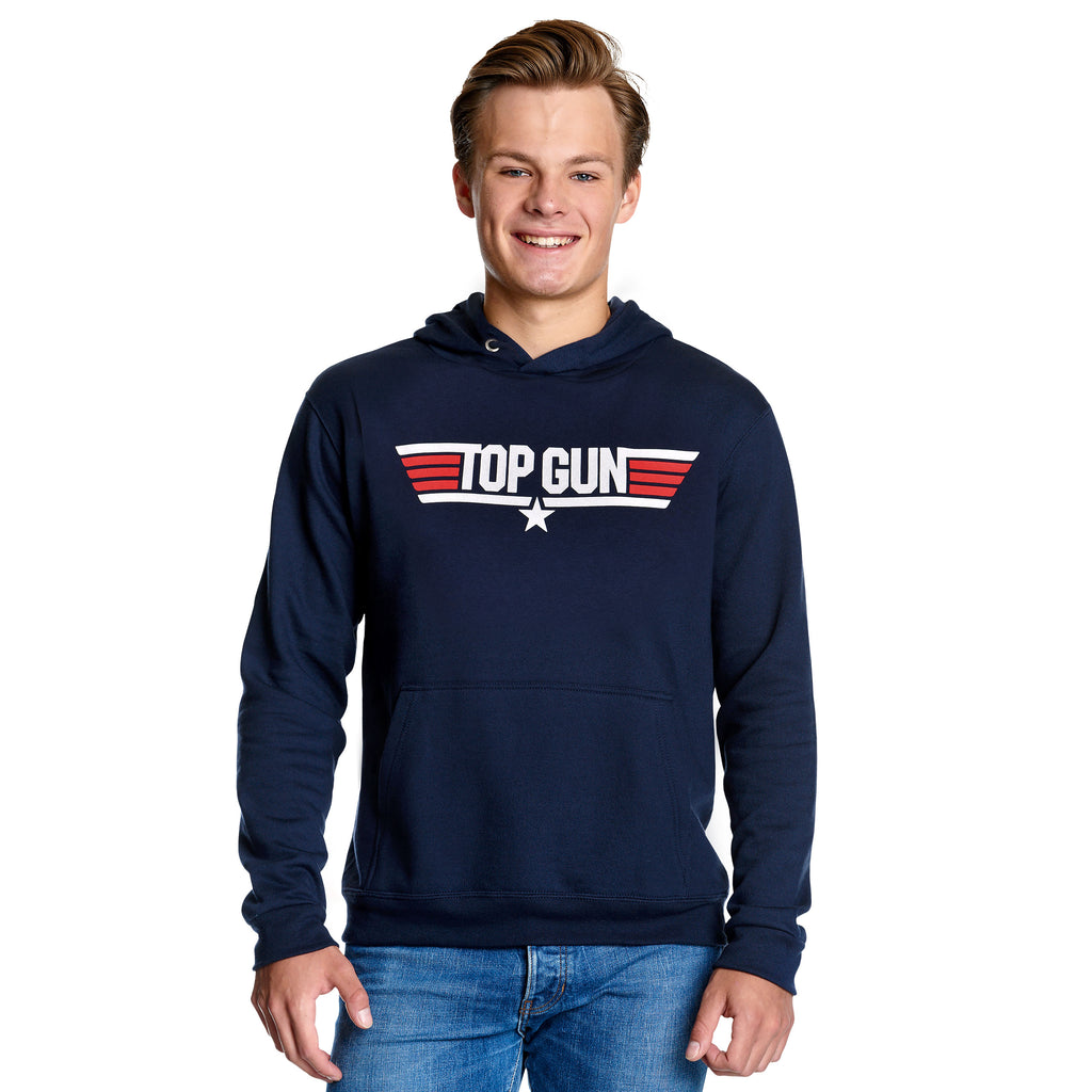 Image produit Top Gun - Sweat à capuche logo bleu