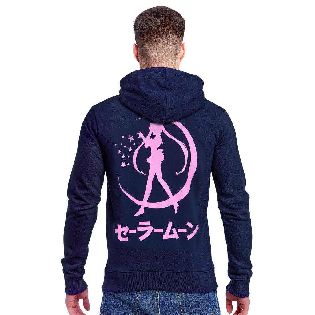 Image produit Sailor Moon - Sweat à capuche Silhouette bleu