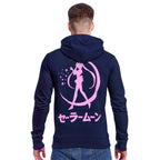 Image produit Sailor Moon - Sweat à capuche Silhouette bleu