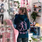Image produit Sailor Moon - Sweat à capuche Silhouette bleu