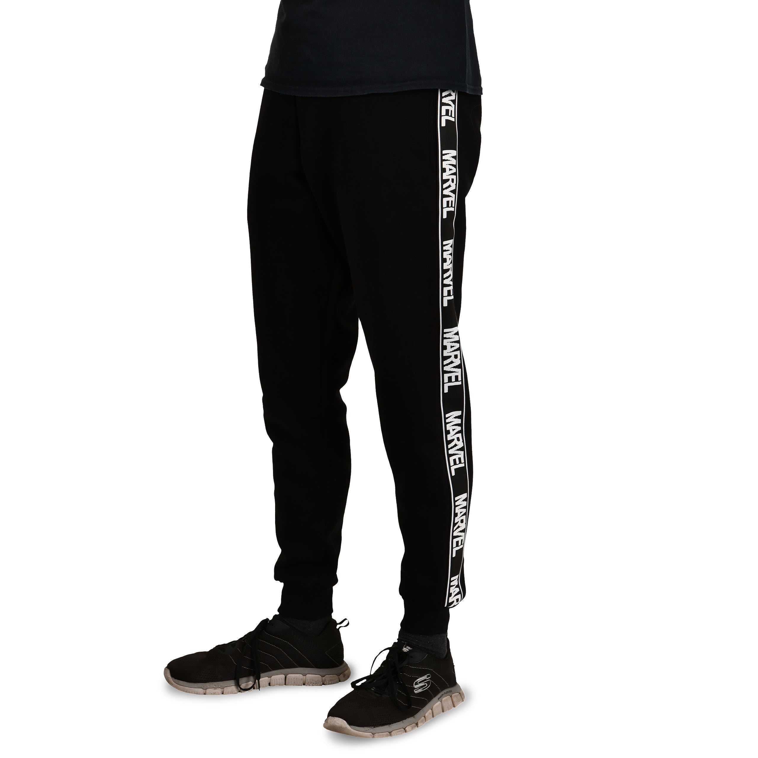 Image produit Marvel - Pantalon de sweat logo noir