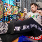 Image produit Marvel - Pantalon de sweat logo noir