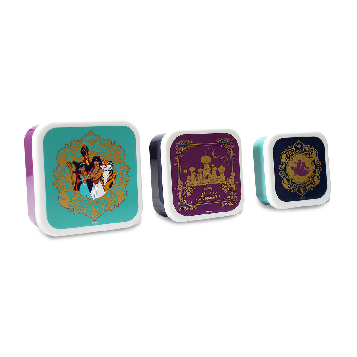 Image produit Aladdin - Jasmine et Aladdin Lunchbox Ensemble de 3