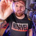 Image produit Marvel - T-shirt logo Guardians noir