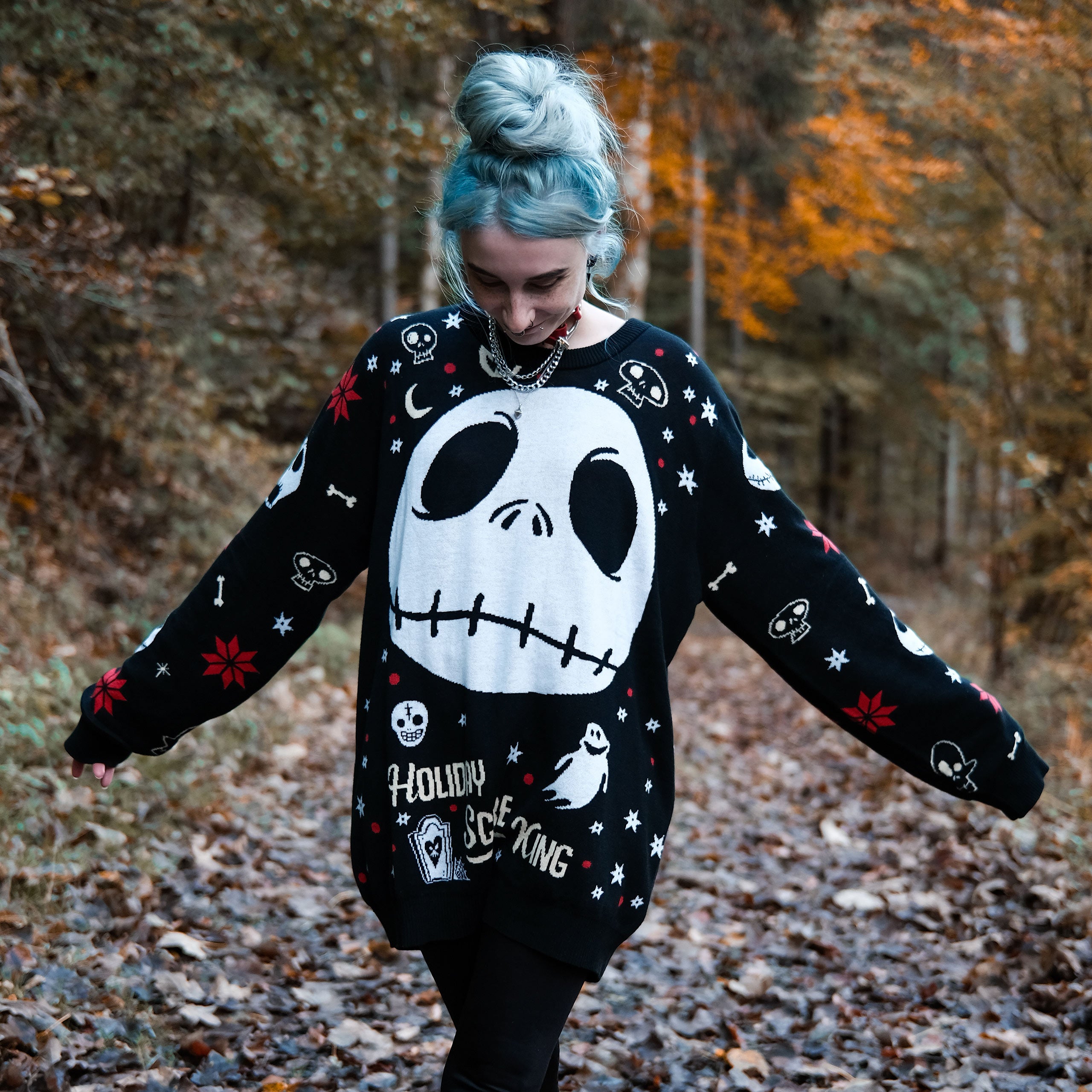 Image produit Nightmare Before Christmas - Pull tricoté Jack Skellington