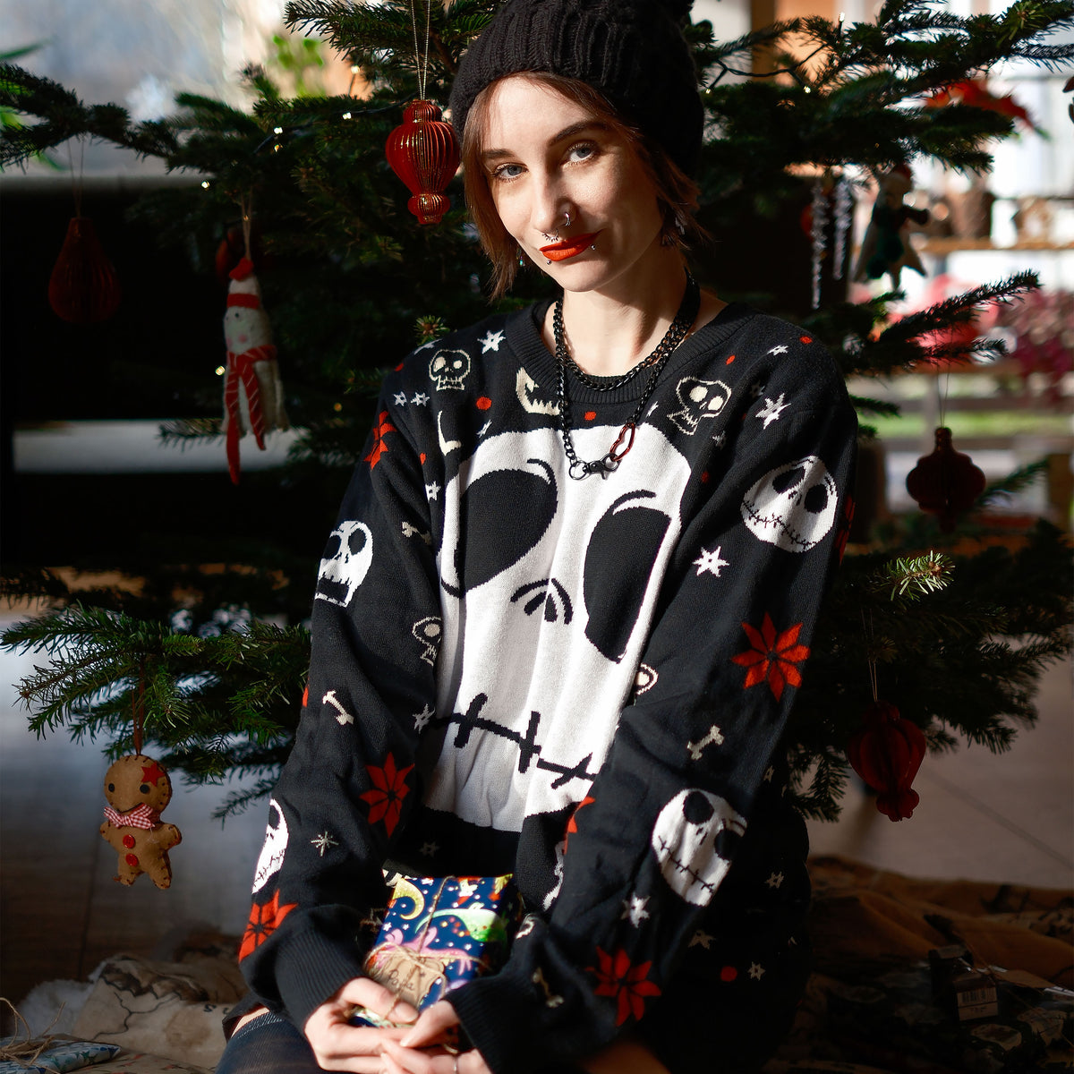 Image produit Nightmare Before Christmas - Pull tricoté Jack Skellington