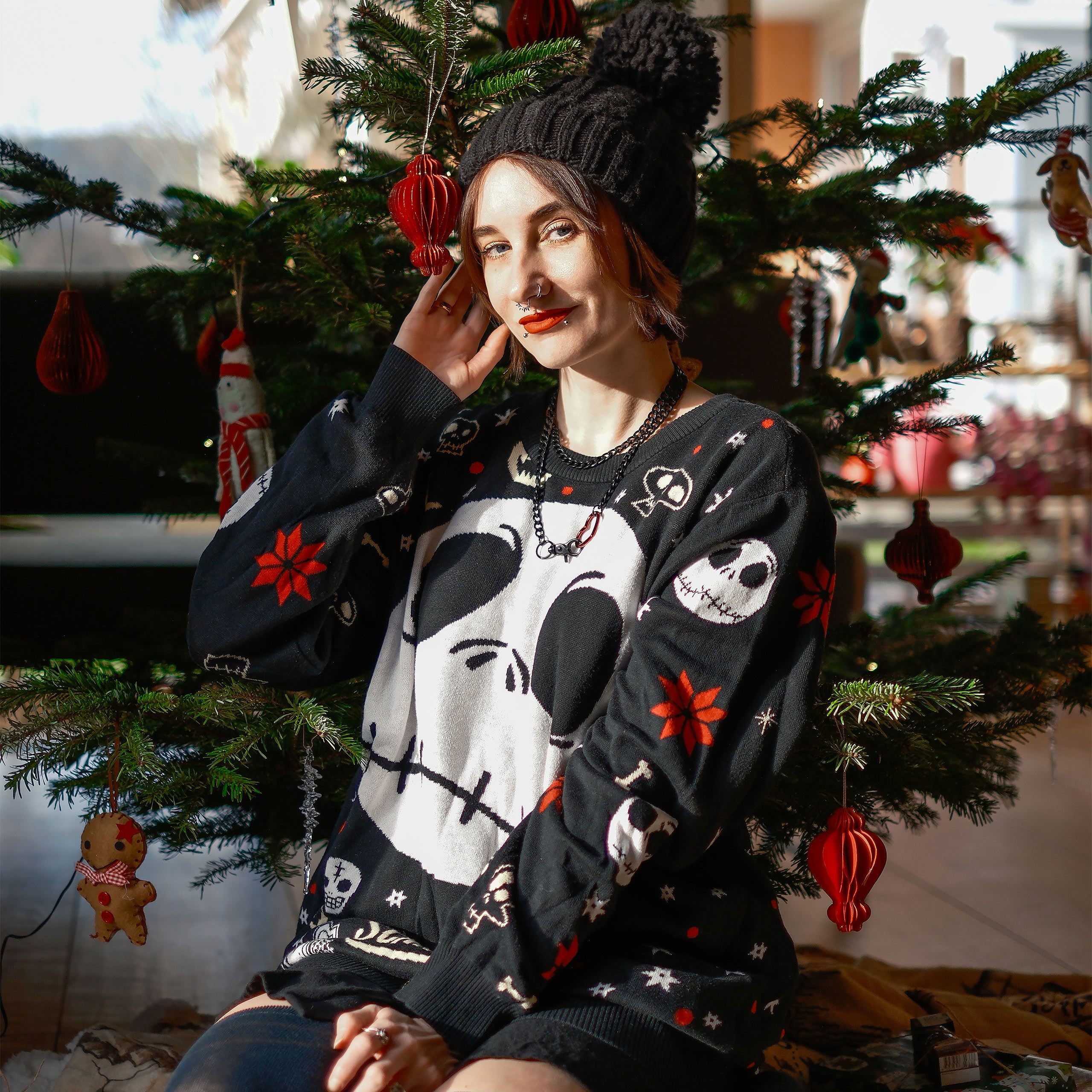 Image produit Nightmare Before Christmas - Pull tricoté Jack Skellington