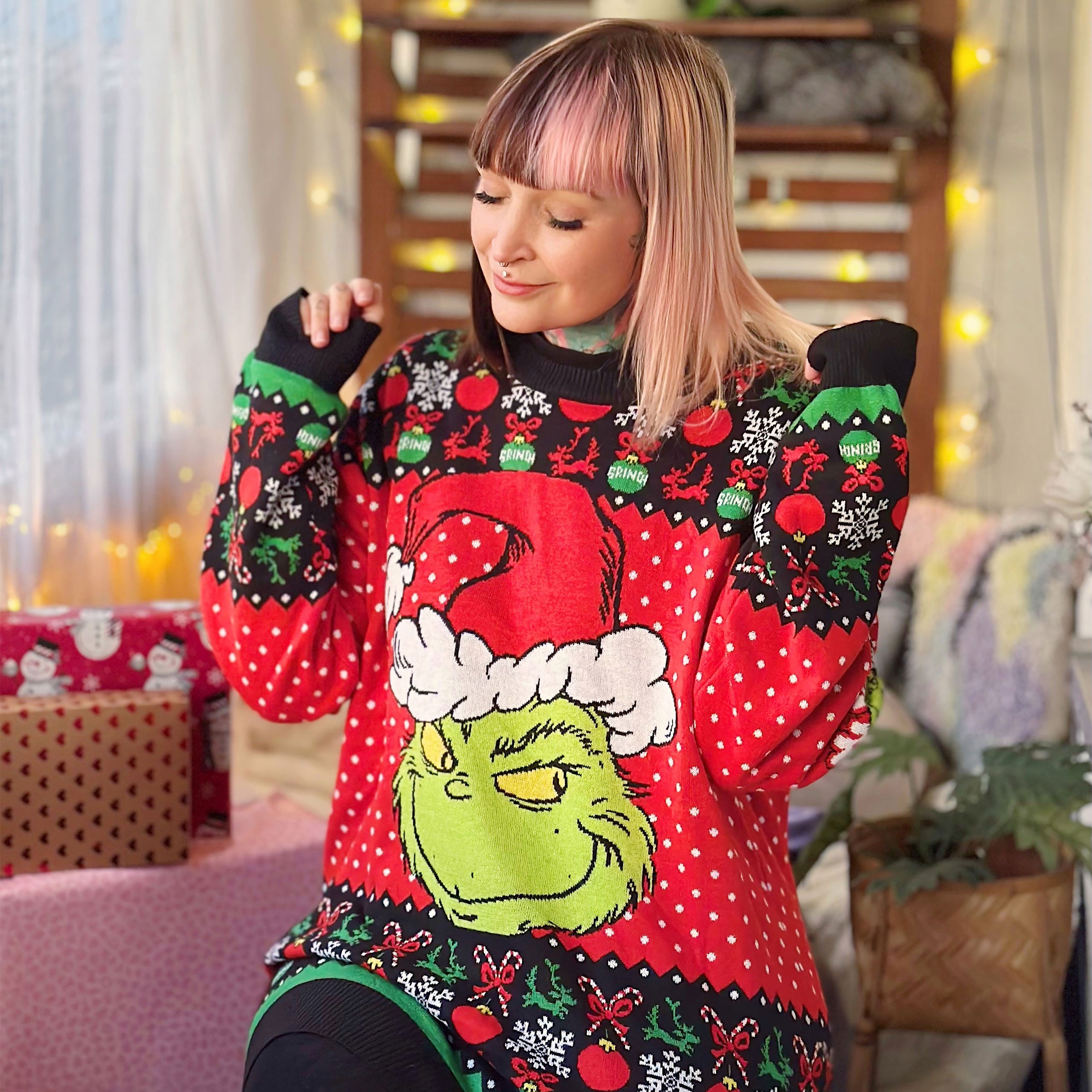 Image produit Le Grinch - Pull en tricot Christmas Grinch