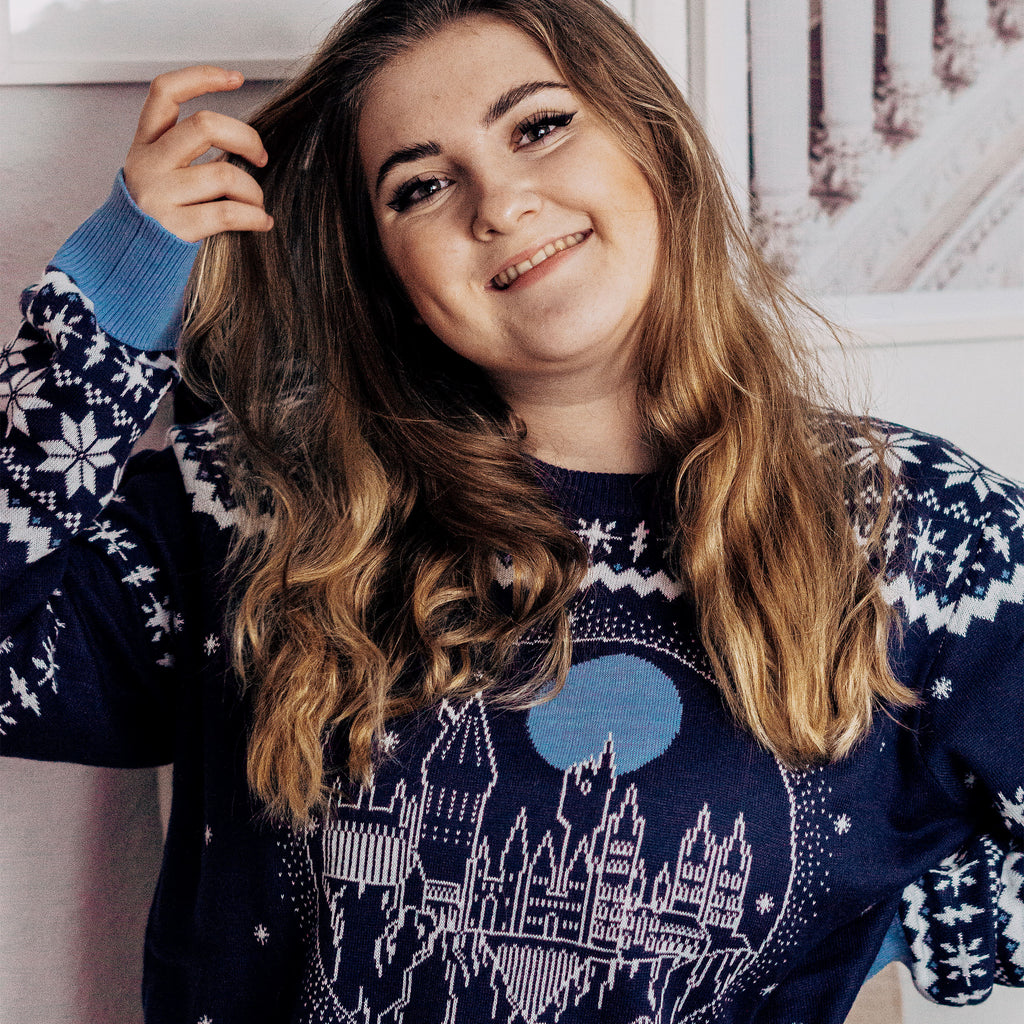 Image produit Harry Potter - Pull tricoté Château de Poudlard