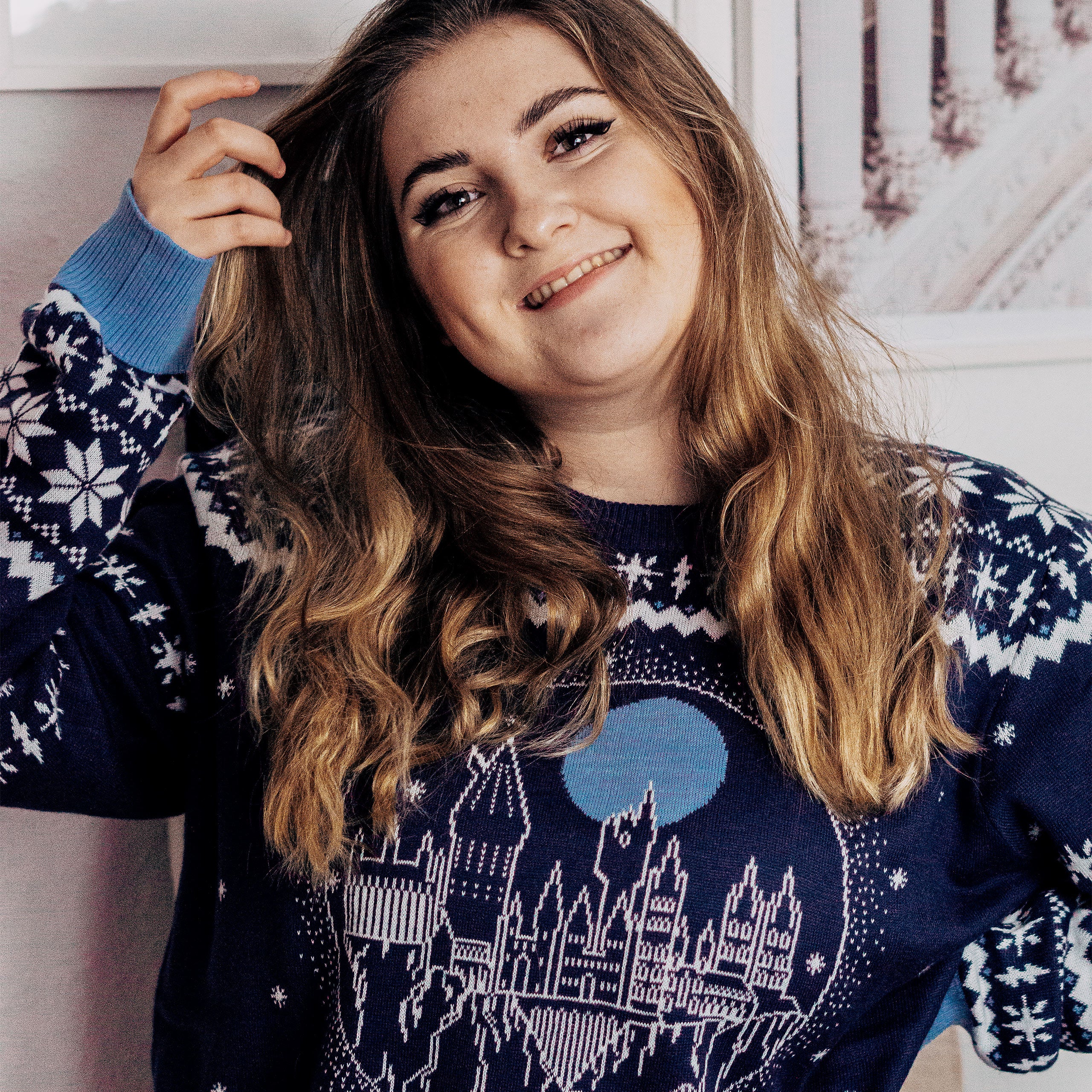Image produit Harry Potter - Pull tricoté Château de Poudlard